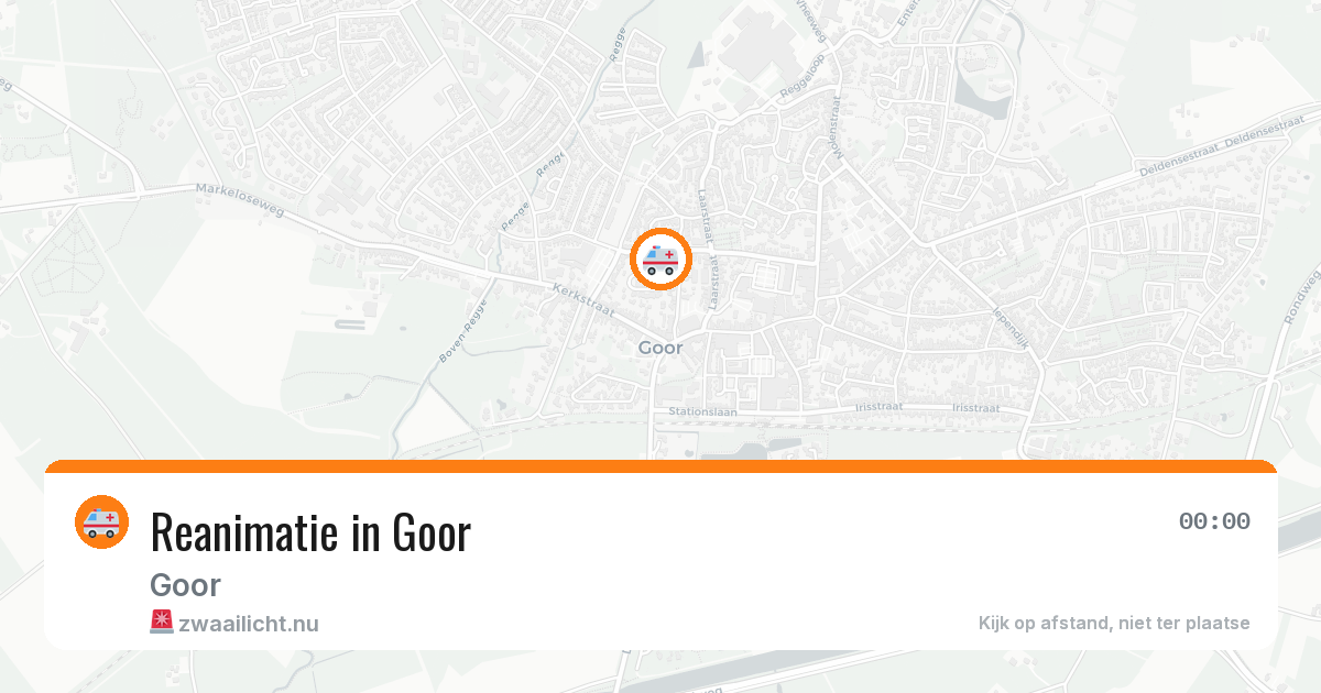 Reanimatie in Goor — 21 mei 2026