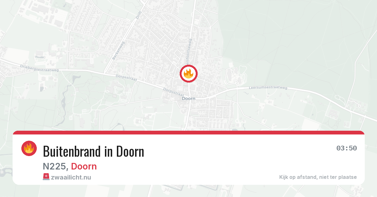 Buitenbrand in Doorn — 24 jul 2026