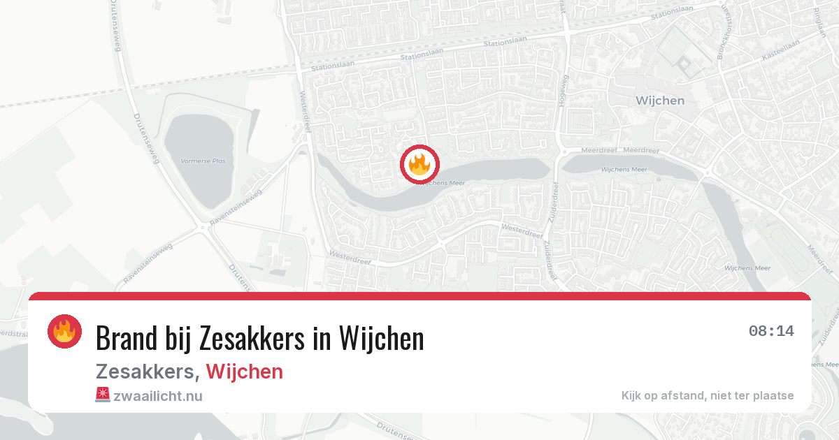 Brand bij Zesakkers in Wijchen — 26 jul 2026