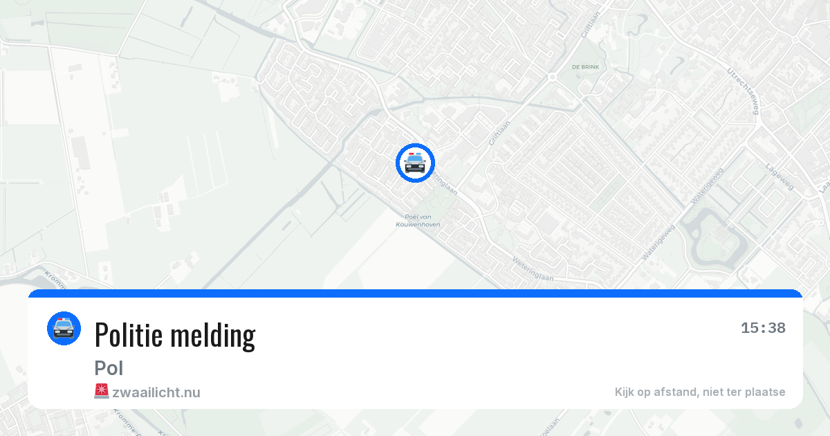 Politie melding — 28 mrt 2026