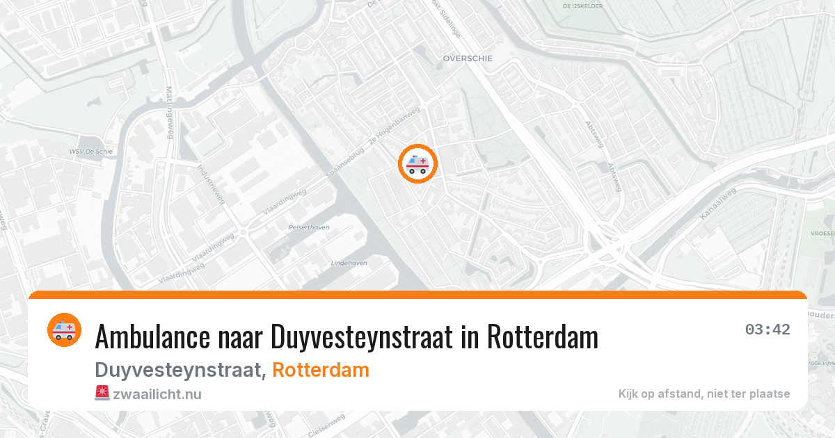 Ambulance naar Duyvesteynstraat in Rotterdam — 26 mei 2026