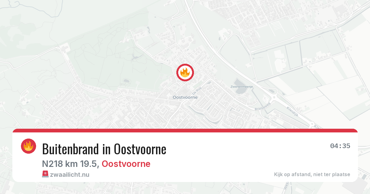 Buitenbrand in Oostvoorne — 20 jul 2026