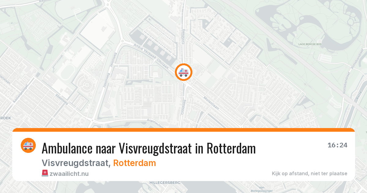 Ambulance naar Visvreugdstraat in Rotterdam — 22 jul 2026