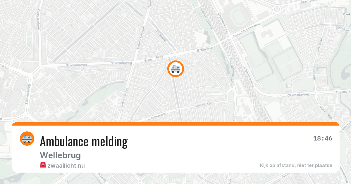 Ambulance melding — 16 jul 2026