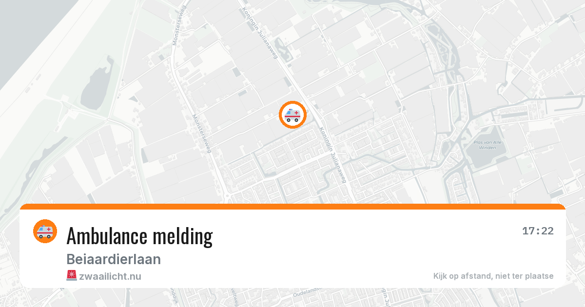 Ambulance melding — 17 mrt 2026