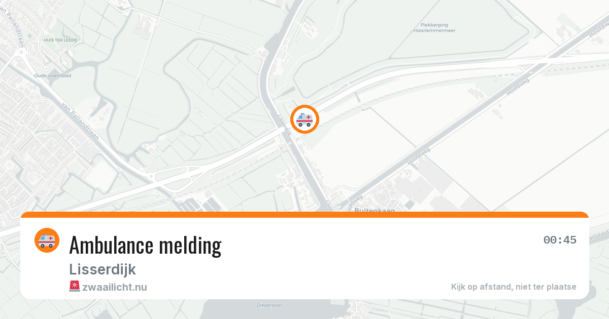 Ambulance melding — 24 apr 2026
