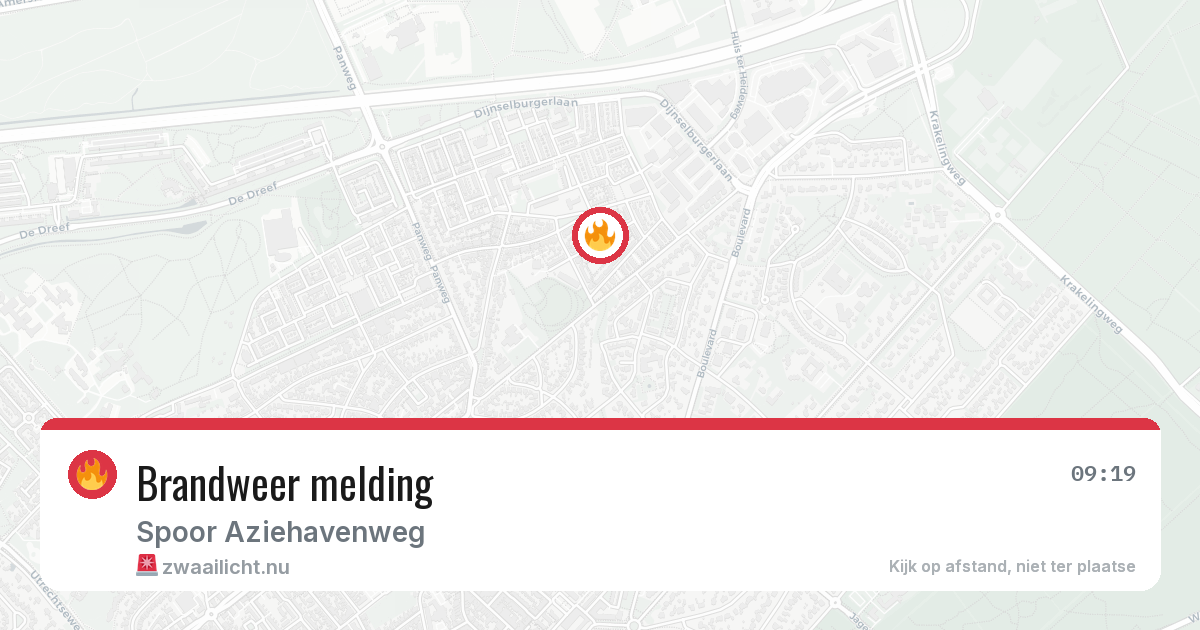 Brandweer melding — 13 apr 2026