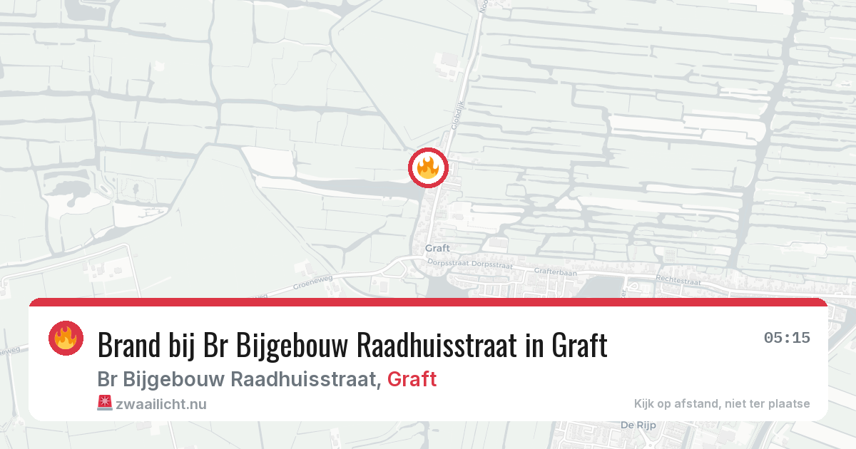 Brand bij Br Bijgebouw Raadhuisstraat in Graft — 31 jan 2026
