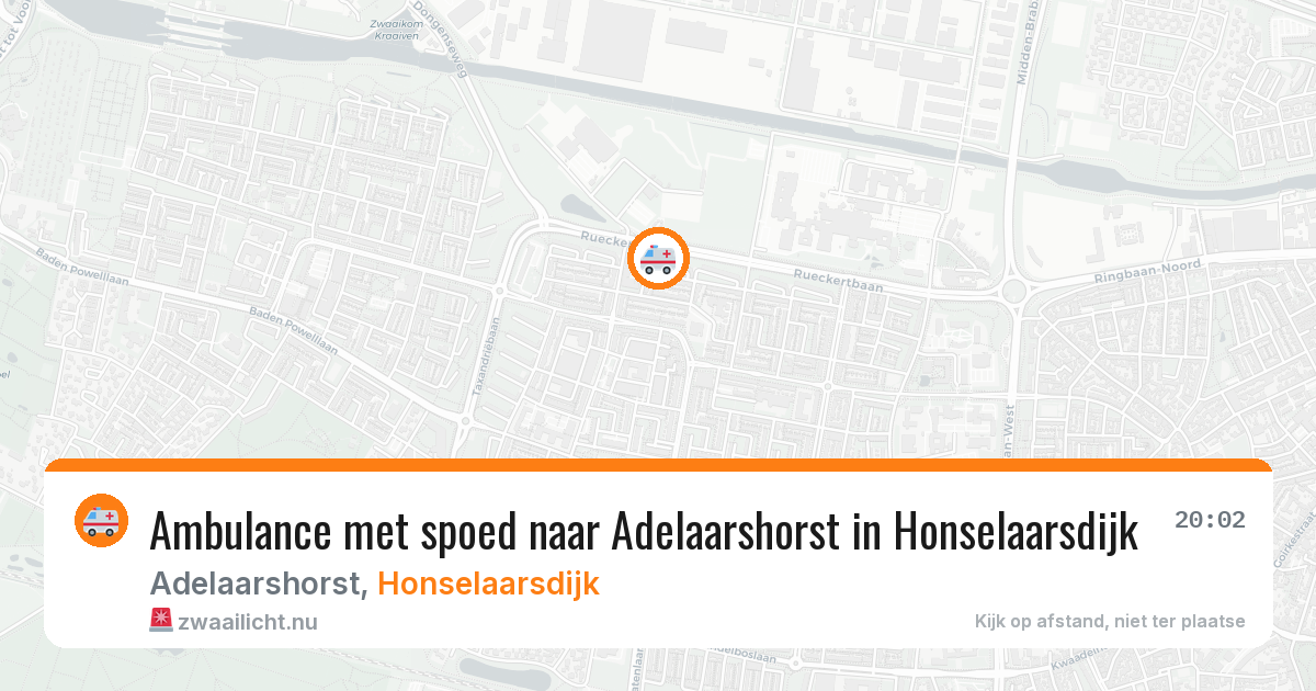 Ambulance met spoed naar Adelaarshorst in Honselaarsdijk — 25 jan 2026