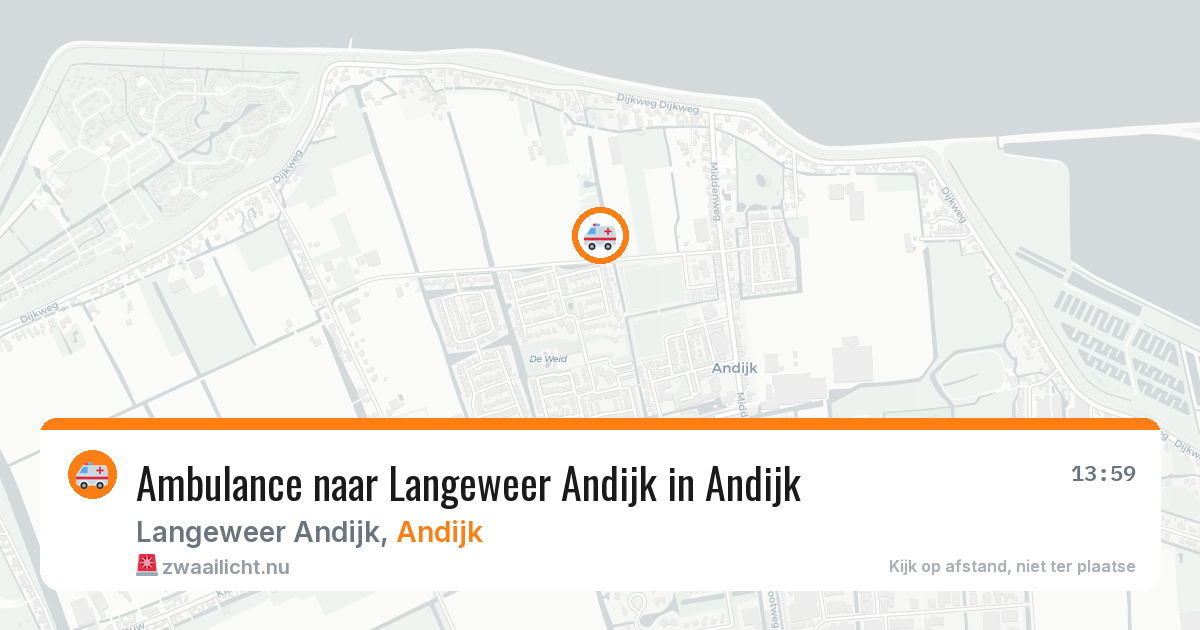 Ambulance naar Langeweer Andijk in Andijk — 4 jun 2026