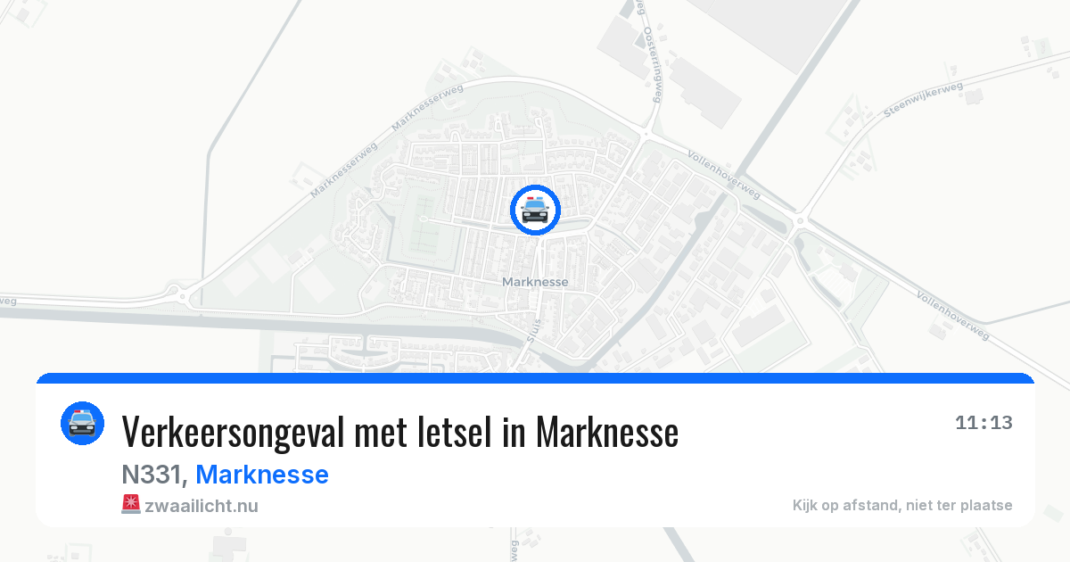 Verkeersongeval met letsel in Marknesse — 28 mei 2026