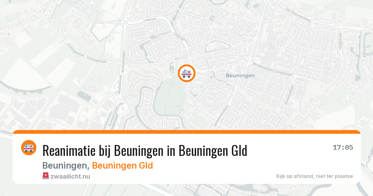 Reanimatie bij Beuningen in Beuningen Gld — 12 feb 2026