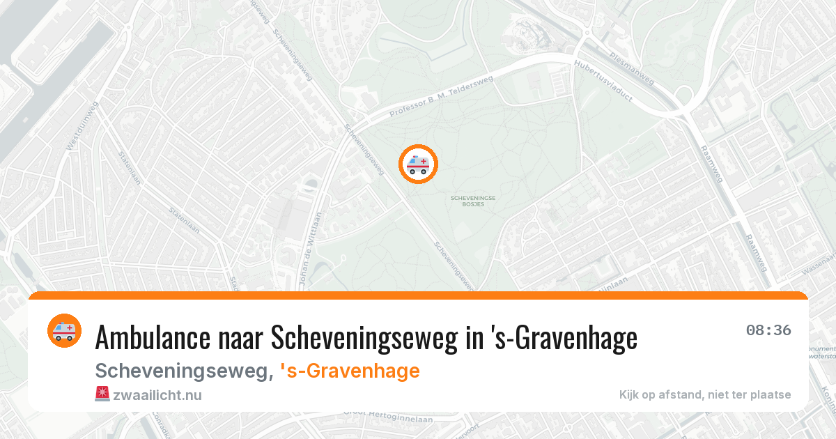 Ambulance naar Scheveningseweg in 's-Gravenhage — 12 jul 2026