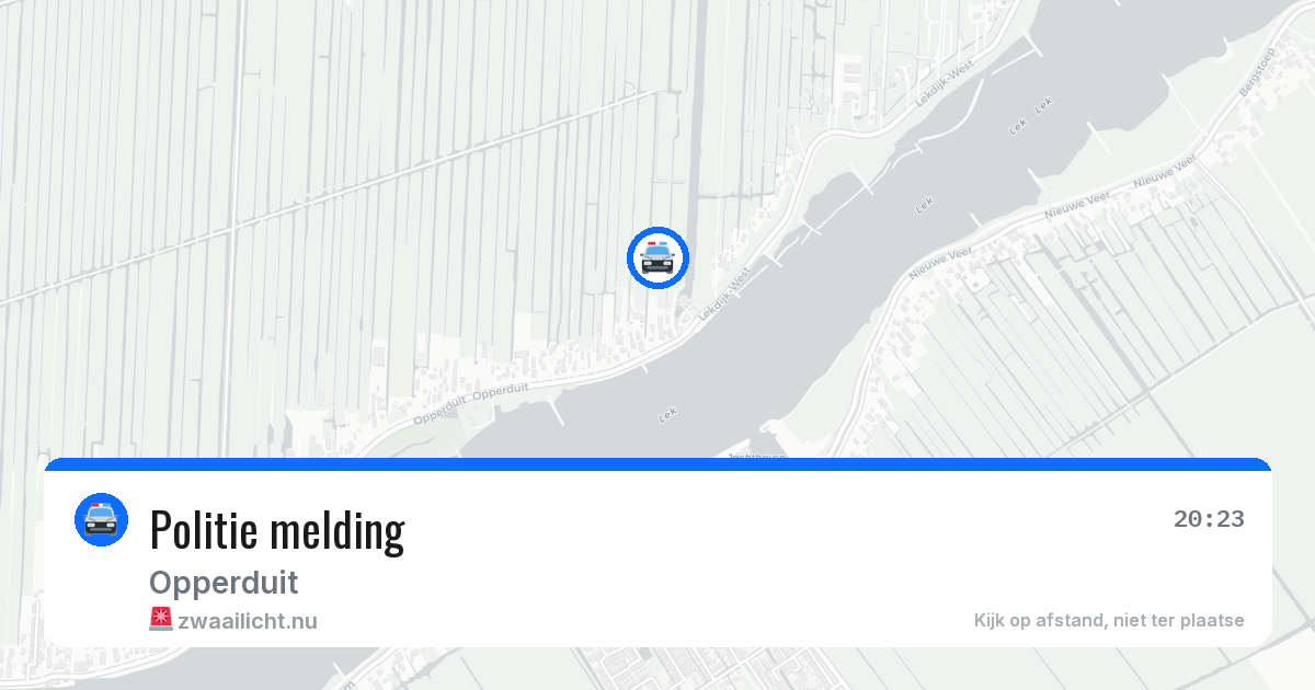 Politie melding — 15 jul 2026