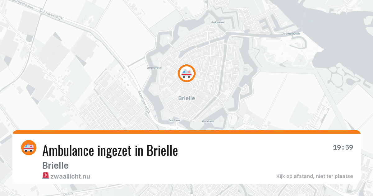 Ambulance ingezet in Brielle — 20 apr 2026