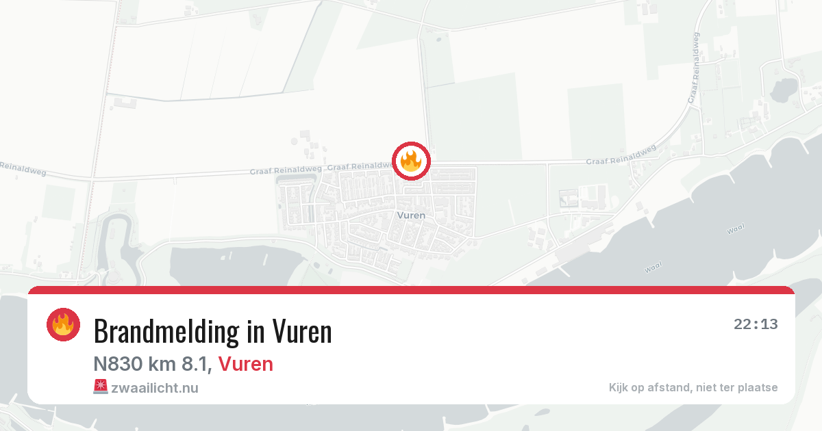 Brandmelding in Vuren — 20 mei 2026