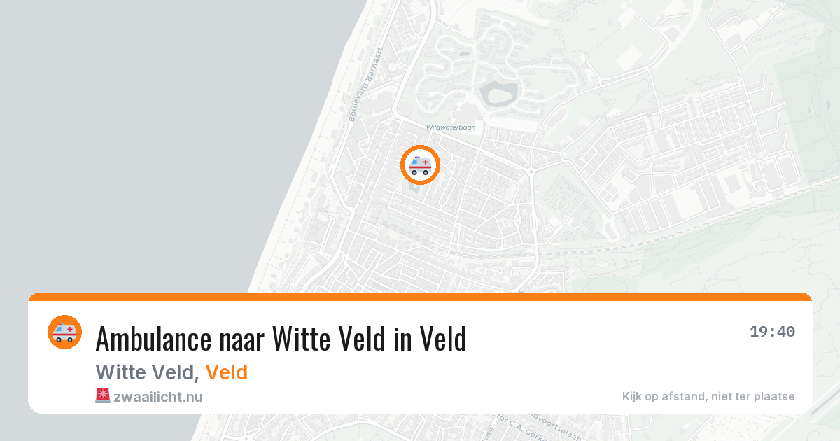 Ambulance naar Witte Veld in Veld — 5 jun 2026