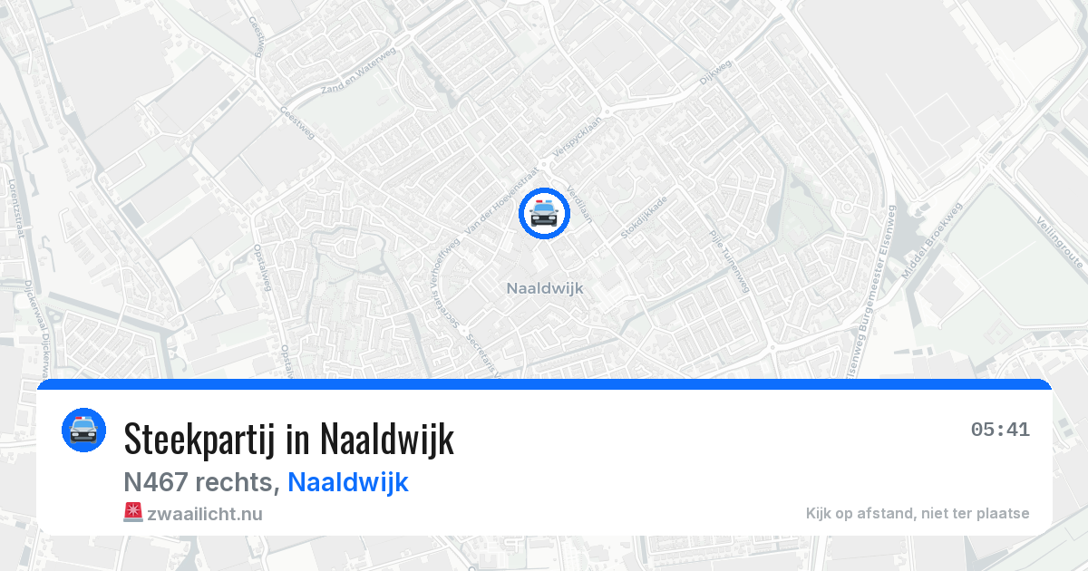 Steekpartij in Naaldwijk — 26 apr 2026
