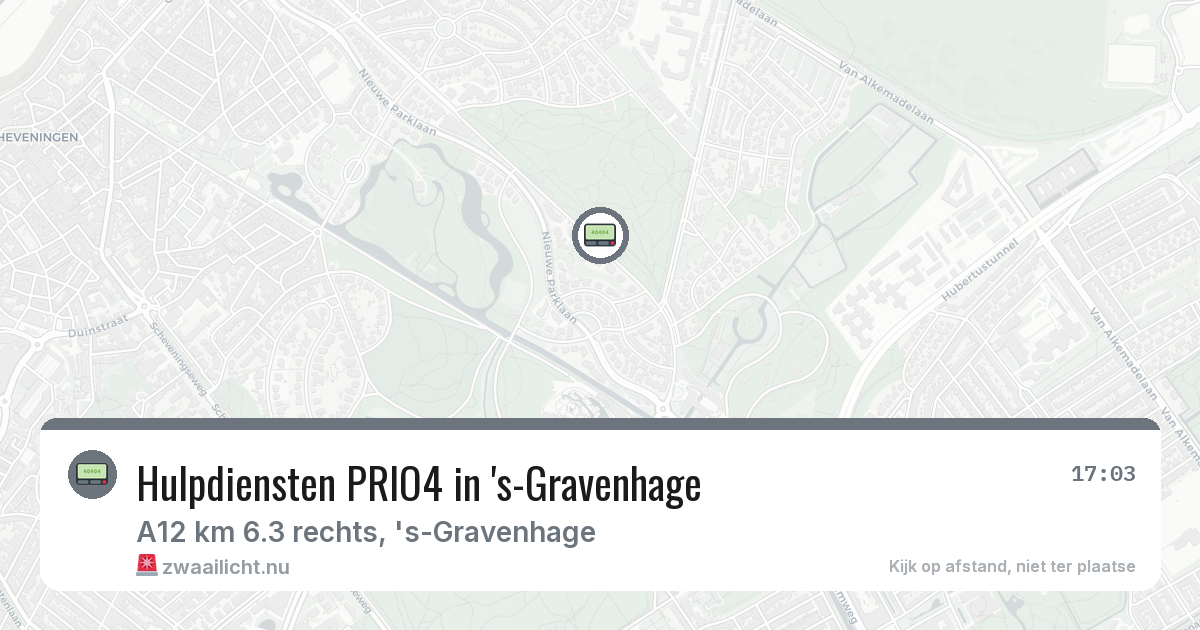 Hulpdiensten PRIO4 in 's-Gravenhage — 26 feb 2026 | 🚨 Zwaailicht.nu