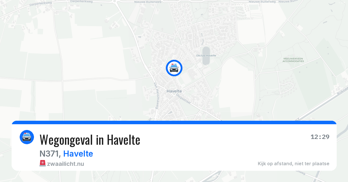 Wegongeval in Havelte — 19 jun 2026