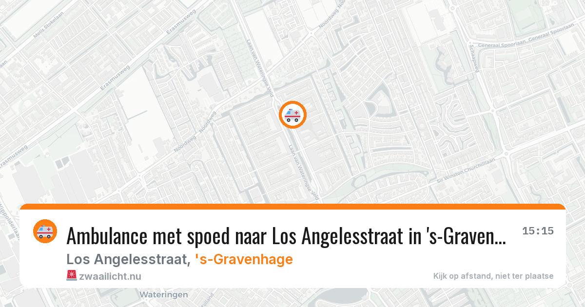 Ambulance met spoed naar Los Angelesstraat in 's-Gravenhage — 6 mei 2026