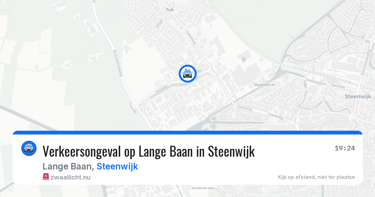 Verkeersongeval op Lange Baan in Steenwijk — 26 mei 2026