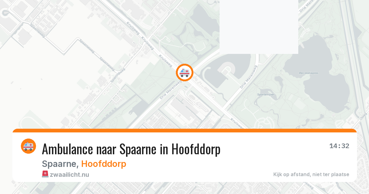Ambulance naar Spaarne in Hoofddorp — 11 jul 2026
