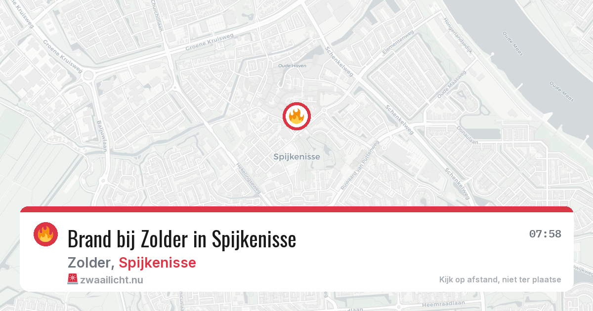 Brand bij Zolder in Spijkenisse — 5 mei 2026