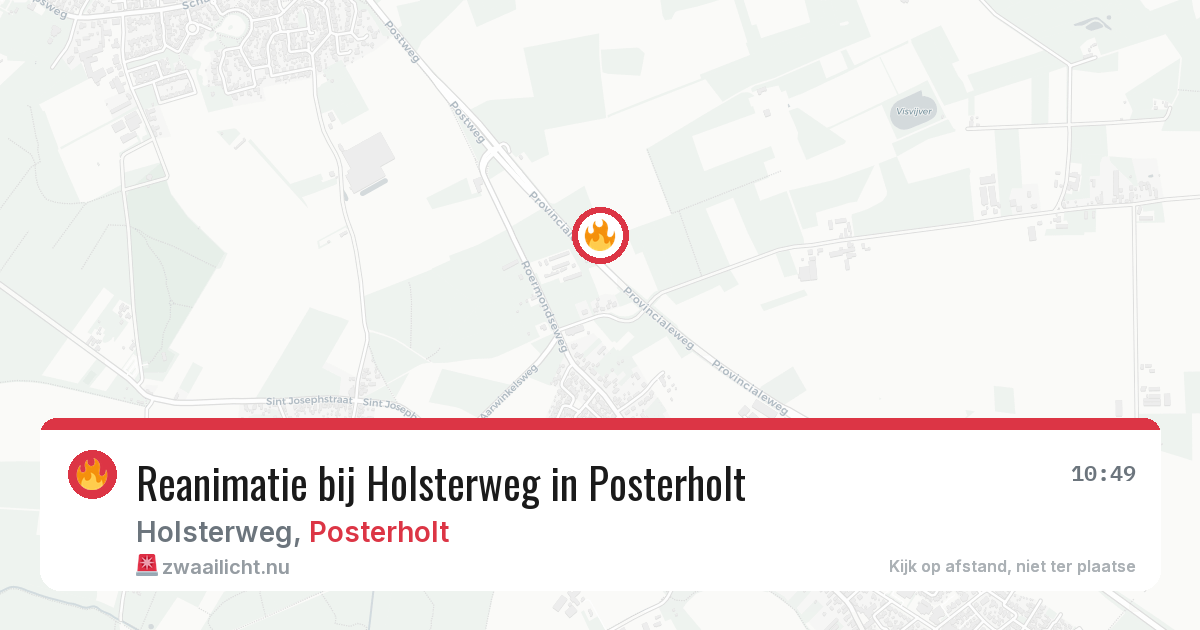 Reanimatie bij Holsterweg in Posterholt — 17 mei 2026
