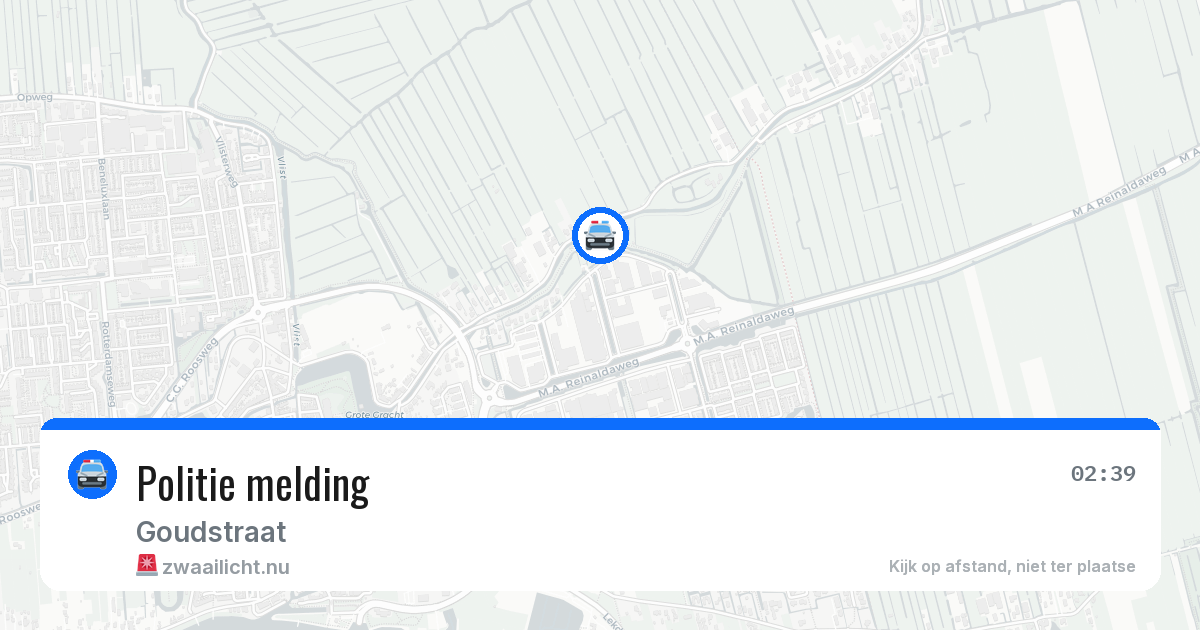 Politie melding — 11 jul 2026