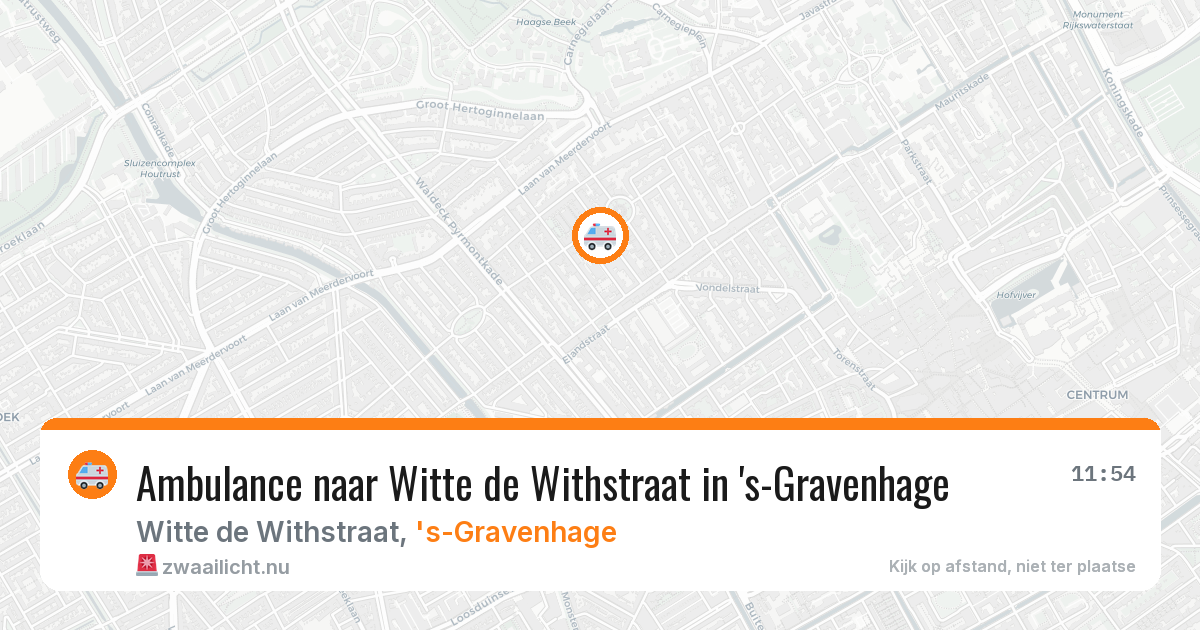 Ambulance naar Witte de Withstraat in 's-Gravenhage — 2 jun 2026