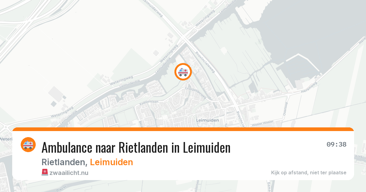 Ambulance naar Rietlanden in Leimuiden — 23 jul 2026