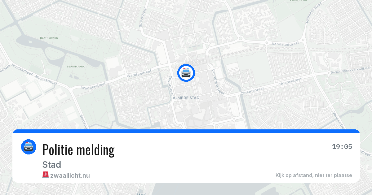 Politie melding — 27 mei 2026