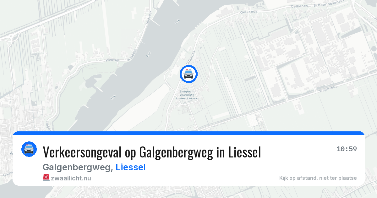 Verkeersongeval op Galgenbergweg in Liessel — 18 jan 2026