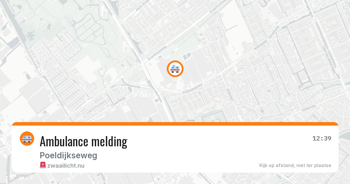 Ambulance melding — 23 jul 2026