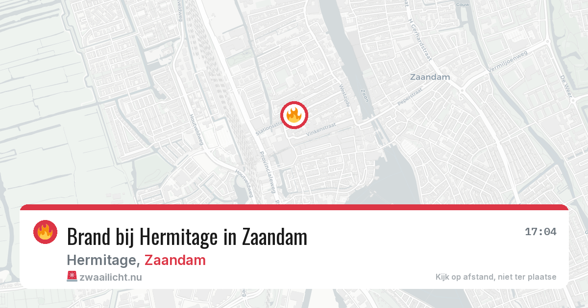 Brand bij Hermitage in Zaandam — 11 jul 2026