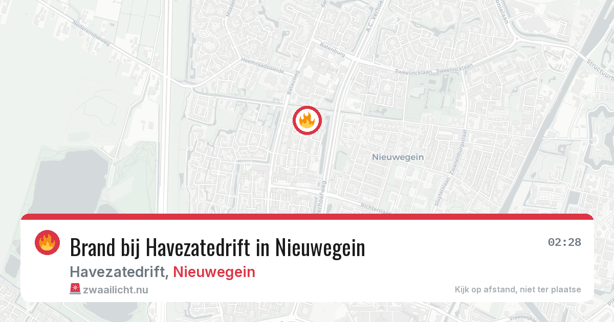 Brand bij Havezatedrift in Nieuwegein — 6 mei 2026