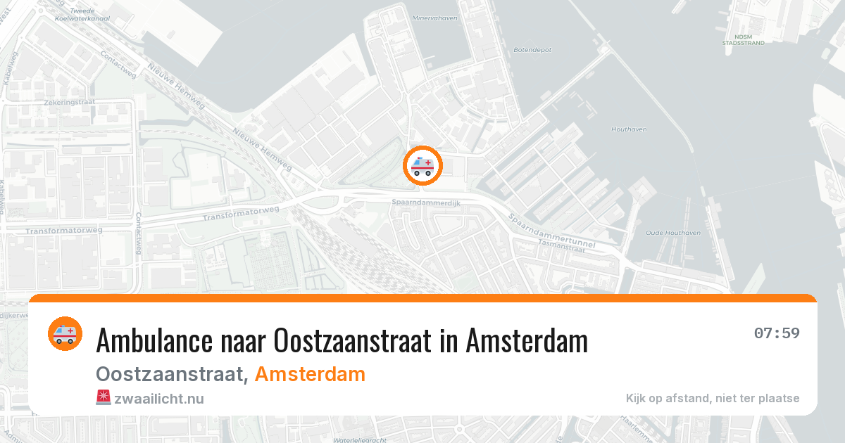 Ambulance naar Oostzaanstraat in Amsterdam — 4 jun 2026