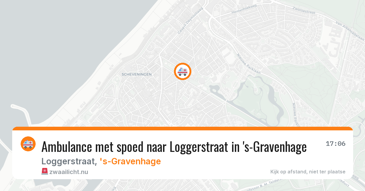 Ambulance met spoed naar Loggerstraat in 's-Gravenhage — 26 jul 2026
