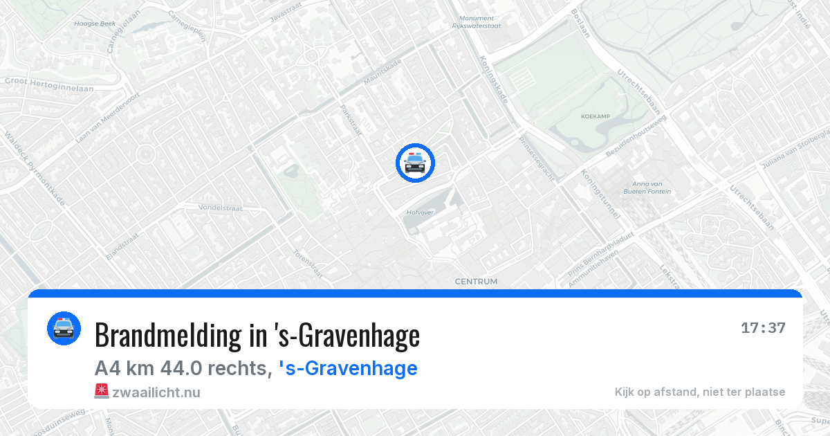 Brandmelding in 's-Gravenhage — 16 jul 2026