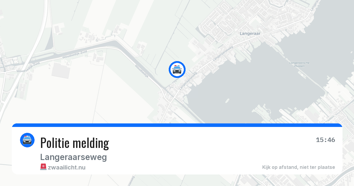 Politie melding — 11 jul 2026