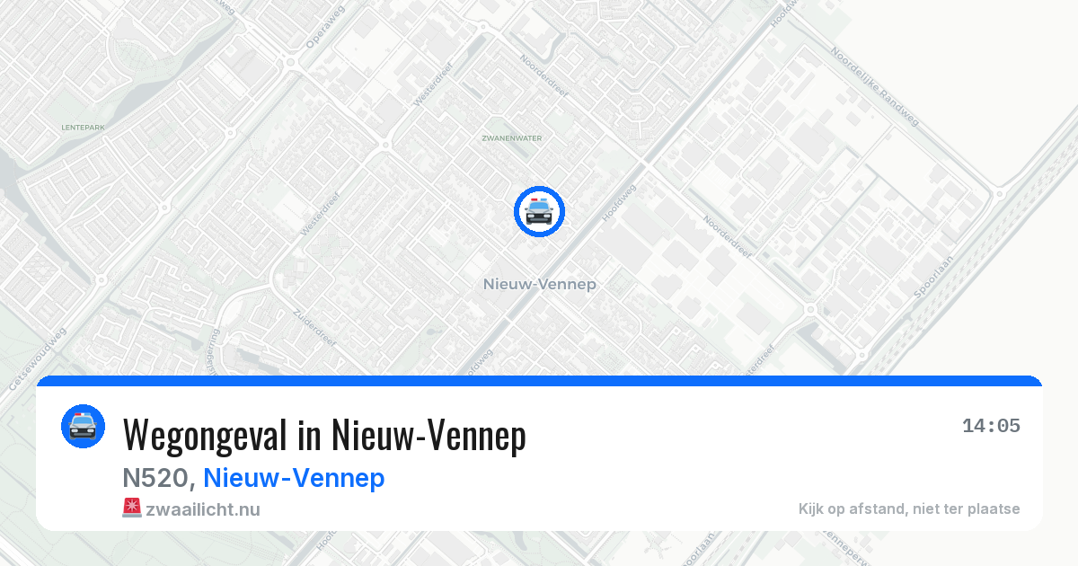 Wegongeval in Nieuw-Vennep — 6 jun 2026