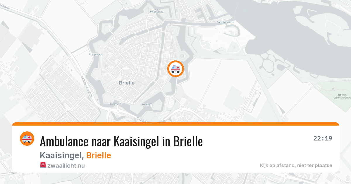 Ambulance naar Kaaisingel in Brielle — 5 jun 2026