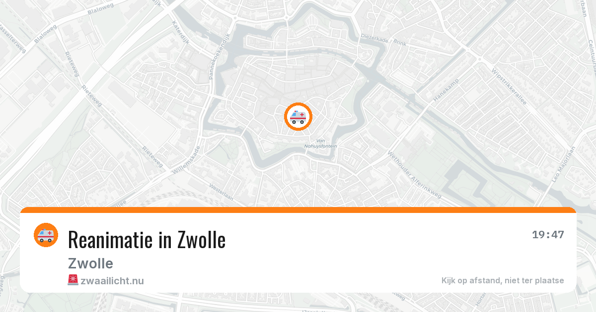 Reanimatie in Zwolle — 21 jul 2026