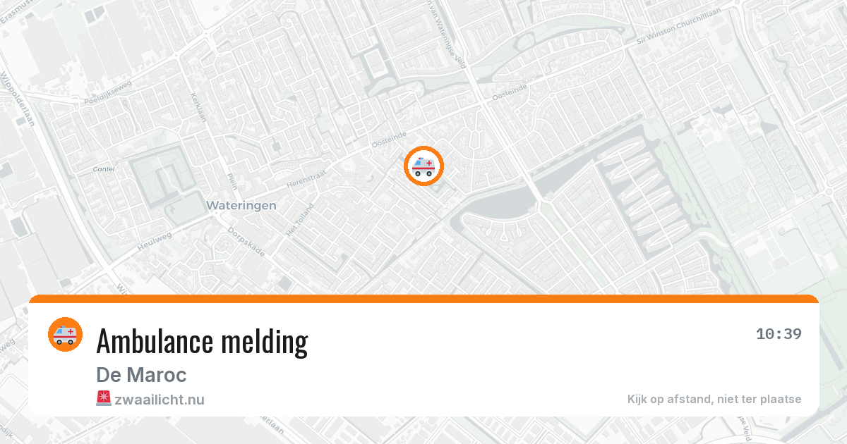 Ambulance melding — 25 jul 2026
