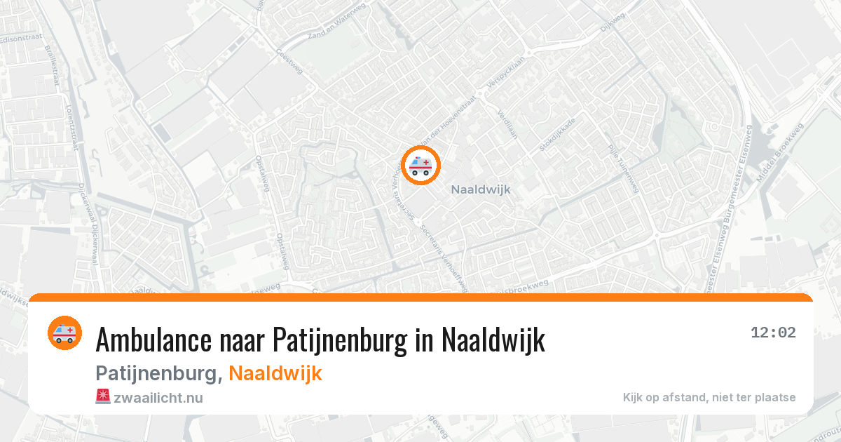 Ambulance naar Patijnenburg in Naaldwijk — 20 jul 2026