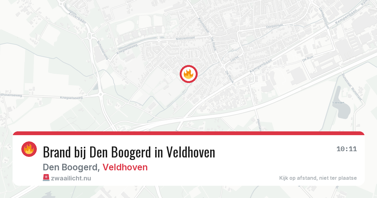 Brand bij Den Boogerd in Veldhoven — 2 jun 2026