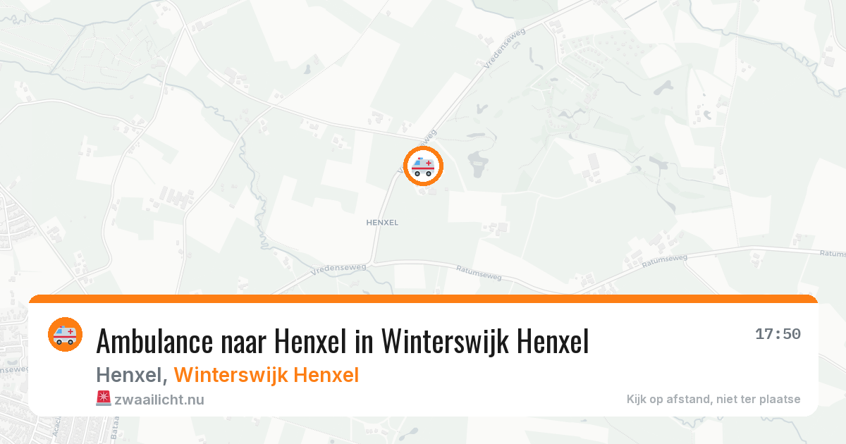 Ambulance naar Henxel in Winterswijk Henxel — 28 jun 2026
