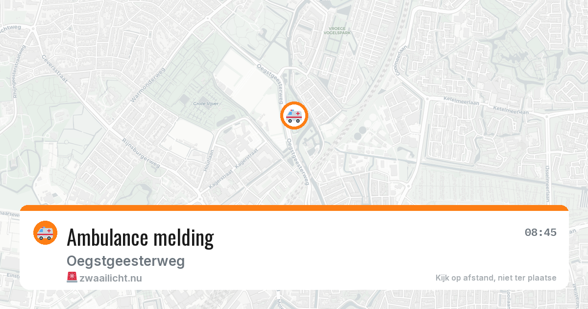 Ambulance melding — 13 jul 2026