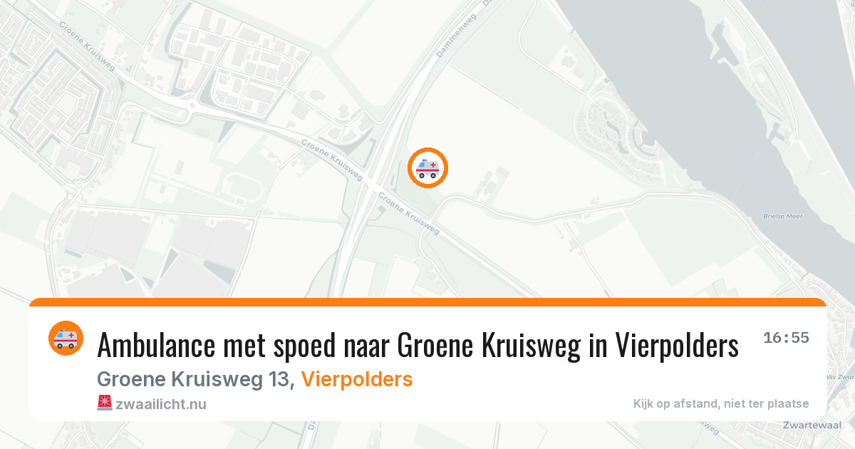 Ambulance met spoed naar Groene Kruisweg in Vierpolders — 4 feb 2026